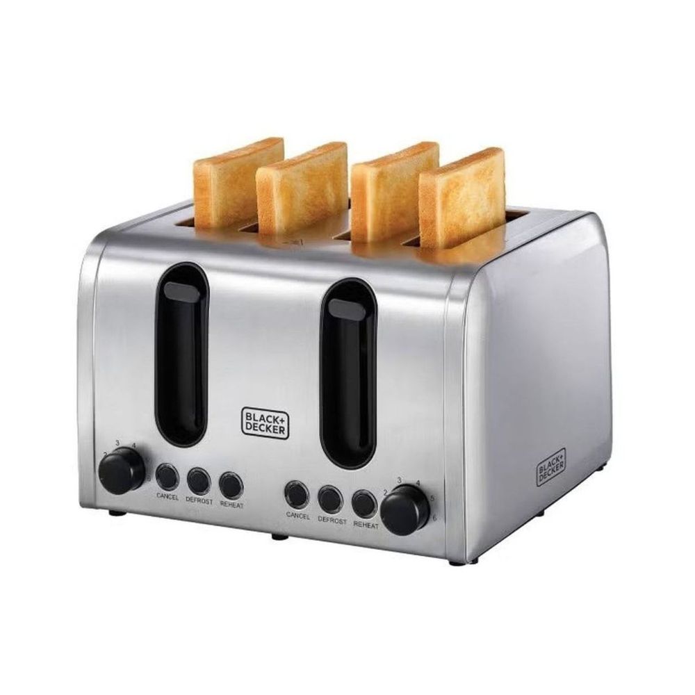 BLACK+DECKER TOASTER BLACK+DECKER 4 SLICE TOASTER ET444-B5