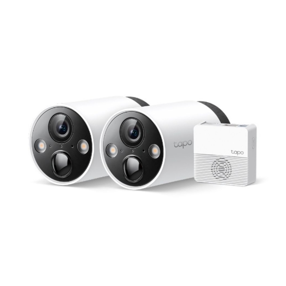 TP-Link Security System 2 Camera System Bundled with H200 Smart Hub TP-C420S2